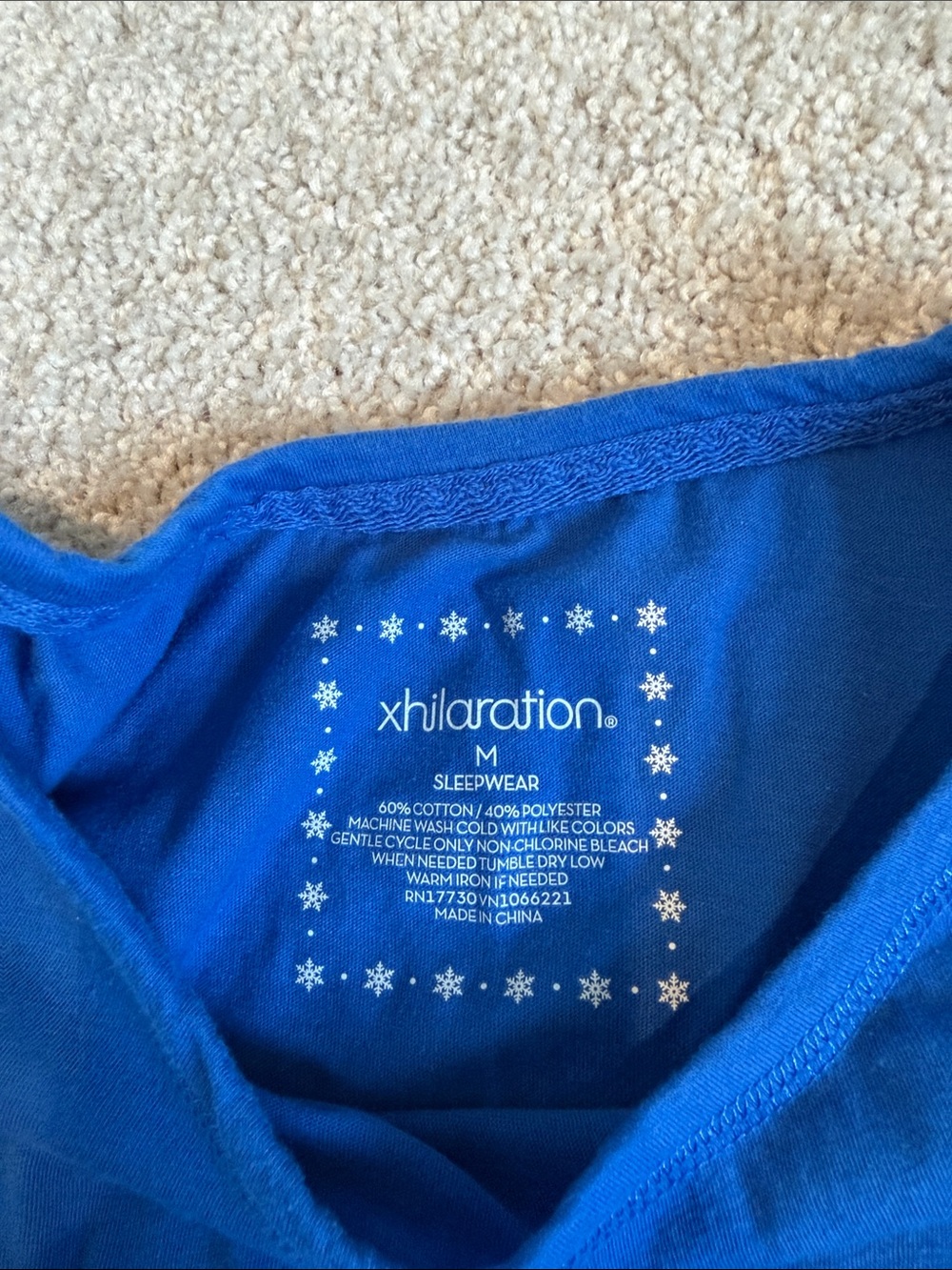 xhilaration winter PJ set Medium❄️☃️ - Picture 7 of 11
